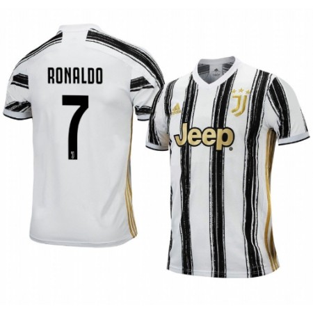 Billiga Fotbollströjor Juventus Cristinao Ronaldo 7 Hemma tröja 2020/21 Kortärmad